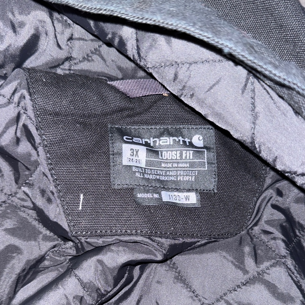 Carhartt Black Hooded bomber Jacket - Picture 3 of 3
